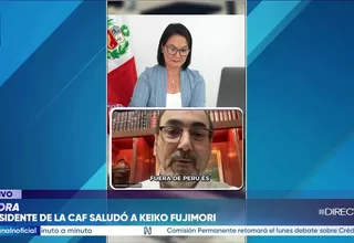 Keiko Fujimori sostuvo reunión virtual con directivos del CAF