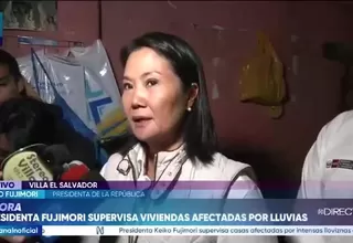 Keiko Fujimori: "Vamos a tener que hacer una reestructuración de Sedapal"