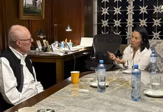 Keiko Fujimori y Pedro Pablo Kuczynski sostuvieron reunión