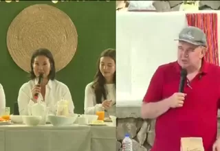 Fujimori y López Aliaga inician jornada con tradicionales desayunos políticos