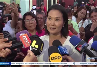Keiko Fujimori: “Yo no me corro de los debates"