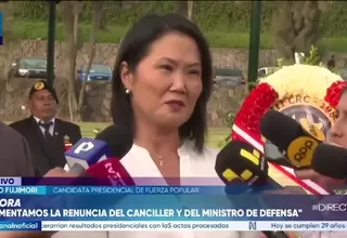 Keiko pide "paños fríos" ante posible censura de Balcázar