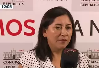 Kelly Portalatino: Desde las bancadas de izquierda es muy probable que se presente una acusación constitucional contra la fiscal de la Nación 