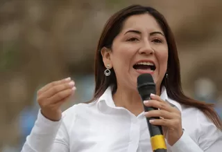 Kelly Portalatino: “Hay un cargamontón al partido Perú Libre”