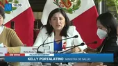 Kelly Portalatino: Se tomará medidas drásticas siempre y cuando la curva de casos aumente - Noticias de ministerio-trabajo