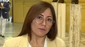 Kelly Portalatino: "Son lamentables los choques entre Ejecutivo y Legislativo" - Noticias de 