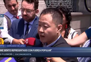 Kenji Fujimori: "No me siento representado en lo absoluto por Fuerza Popular"