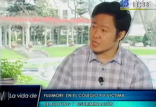 Kenji: "Llevo una mochila pesada desde niño, fui víctima de bullying y maltratos"