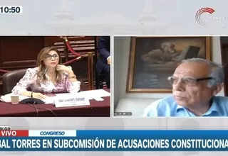 Lady Camones a Aníbal Torres: Usted está en calidad de testigo, sus apreciaciones no son materia en esta audiencia