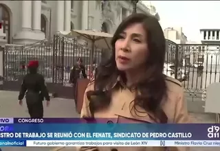 Lady Camones pide frenar inscripción del FENATE y cuestiona reuniones en el Ministerio de Trabajo