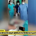 Lambayeque: Mujer en ataúd fue llevada a hospital 
