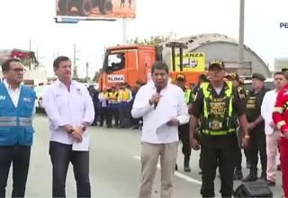 Lanzan plan de seguridad vial por verano 2026 en la Panamericana