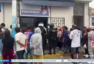 Largas colas en Reniec por recojo de DNI previo a elecciones