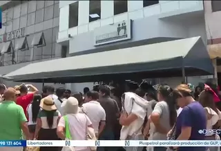 Largas filas en sede del Reniec en San Luis: Usuarios reportan caída del sistema