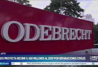 Lava Jato: Estado peruano proyecta recibir S/ 650 millones a 2029 por reparaciones civiles