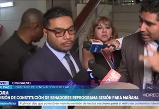 Leo De Paz: Renovación Popular pide respetar los 20 puntos del pedido de facultades