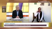 Yonhy Lescano: "El confinamiento no va a tener el resultado requerido" - Noticias de confinamiento