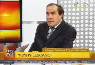 Lescano: Díaz Dios no tiene la prudencia de llevar a cabo la investigación OLM