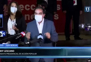 Lescano: Hay candidatos que asistieron al debate para ensuciar la política y usar guerra sucia