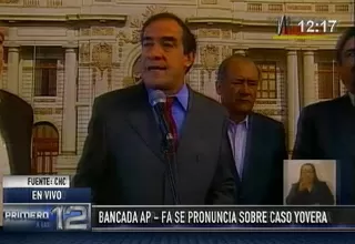 Lescano: Es ilegal que ingrese un accesitario a reemplazar a Yovera