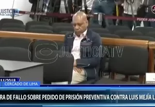 Luis Mejía Lecca: juez Concepción dictó 36 meses de prisión preventiva en su contra