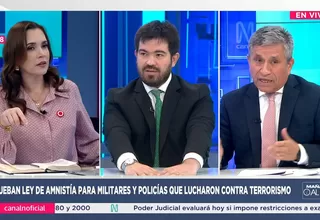 Lucas Ghersi y Carlos Rivera debaten sobre ley de amnistía aprobada en el Congreso