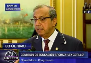 Daniel Mora: Debería eliminarse el lucro en la educación universitaria