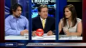 'Ley Pulpín': mira el intenso debate entre Claudia Cisneros, Luis Davelouis y De Althaus - Noticias de claudia-cooper