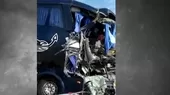 La Libertad: un fallecido y seis heridos tras choque entre bus y volquete - Noticias de transporte-publico