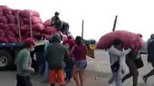 La Libertad: Saquean traíler que transportaba cebollas  - Noticias de trailer