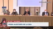 Líderes políticos solicitan auditoría de la OEA a votación de la segunda vuelta - Noticias de votaciones