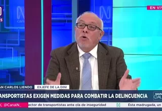 Liendo: Crimen organizado superó a la Policía Nacional