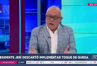 Liendo: No se decreta estado de emergencia para repetir medidas rutinarias