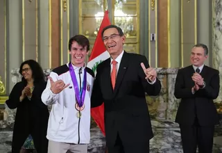 Lima 2019: Martín Vizcarra condecoró a medallistas peruanos en Palacio de Gobierno