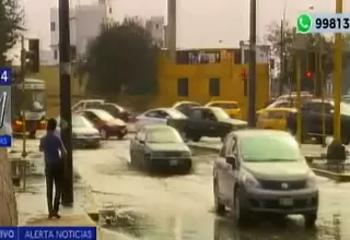 Lima: reportan aniego en las inmediaciones de la Plaza de Acho