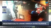 Lince: Cámara de seguridad registró asalto a mano armada en restaurante - Noticias de lince