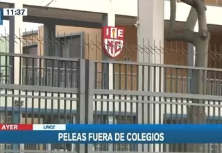 Lince: Escolares golpearon y arrastraron a compañero en puerta de colegio