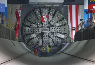 Línea 2: Tuneladora Delia llegó a la estación Carmen de la Legua