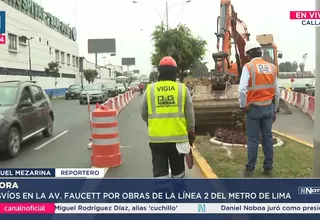 Línea 4 del Metro: Desde hoy habrá desvío en avenida Faucett por obras
