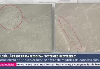 Líneas de Nasca: Contraloría advierte riesgo crítico y deterioro