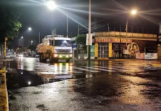 Lluvia intensa en varios distritos de Lima