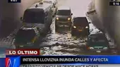 Lluvia en Lima: enorme pozo se formó en paso a desnivel en VMT - Noticias de maria-wiesse