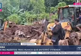 Lluvias activan quebrada en Boca Tigre y afectan vía a Pichanaki