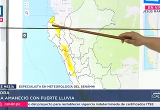 Lluvias en costa y sierra continuarán, según Senamhi