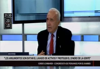 Lombardi: FP da la impresión de no querer promover la supervisión de cooperativas