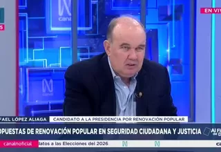 López Aliaga: plan de jueces sin rostro y retiro de Corte IDH