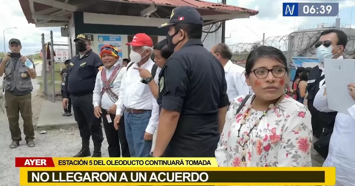 Loreto: Estación 5 del Oleoducto Norperuano seguirá tomada por comunidades nativas