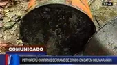Loreto: Petroperú confirma derrame de crudo en Oleoducto Norperuano - Noticias de crudo