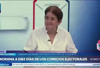 Lourdes Alcorta critica debates presidenciales y propuestas sin sustento técnico