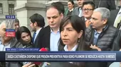 Loza sobre prisión de Keiko Fujimori: Nos vamos a la instancia constitucional - Noticias de giuliana-calambrogio